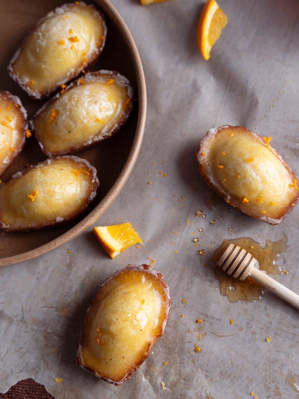 Honey - Orange Blossom Madeleines - Box of 8 pieces – M A R B R É